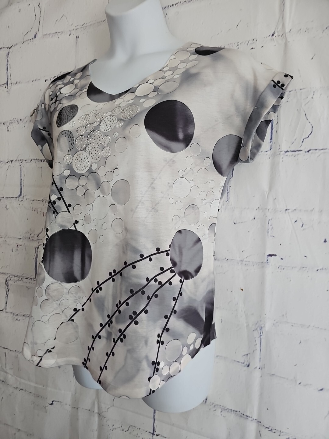 New Direction Sample Product Pullover Top Geometr… - image 6