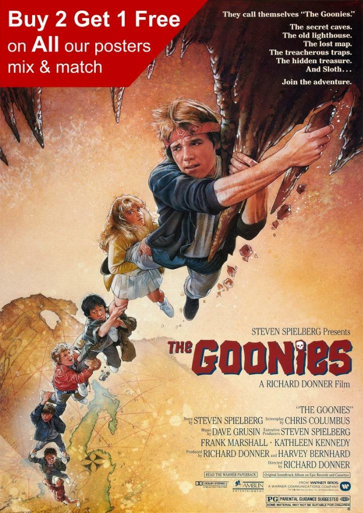 The Goonies 1985 Movie Poster A5 A4 A3 A2 A1 | eBay UK