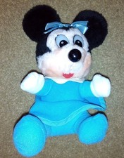 VINTAGE Disney MINNIE MOUSE PLUSH Stuffed Animal Toy Small