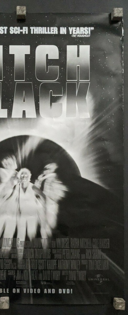 Pitch Black (2000) Vin Diesel Original One Sheet 27x40 Movie