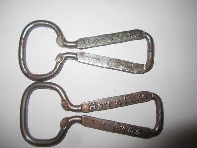 LOT OF 2 Vintage Coca Cola Have A Coke Bottle Opener