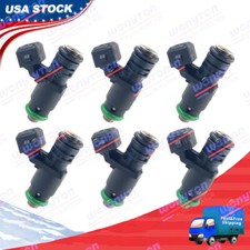 6x 840481 Fuel Injectors For 150-225 HP Mercu...