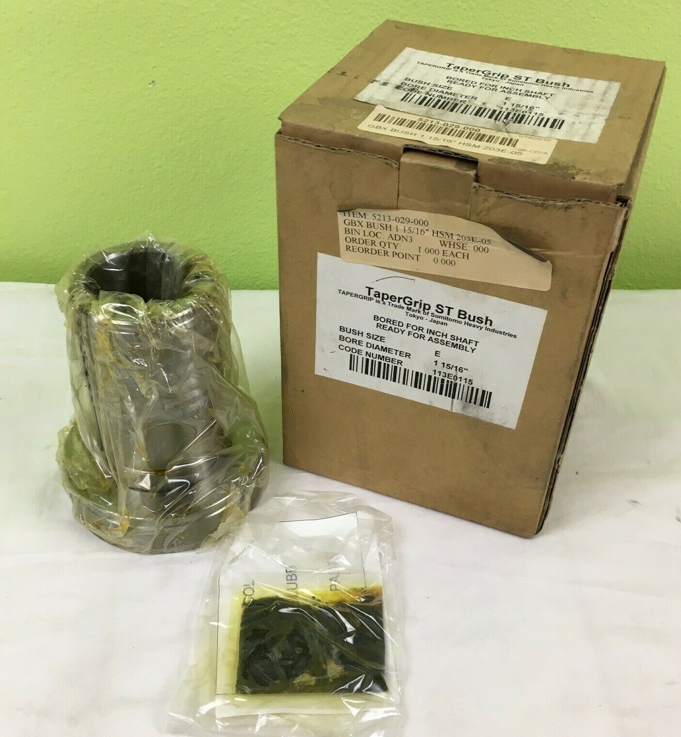 Sumitomo 113E0115 Taper Grip ST Bush Size E 1 15/16 Kit Brand NEW eBay