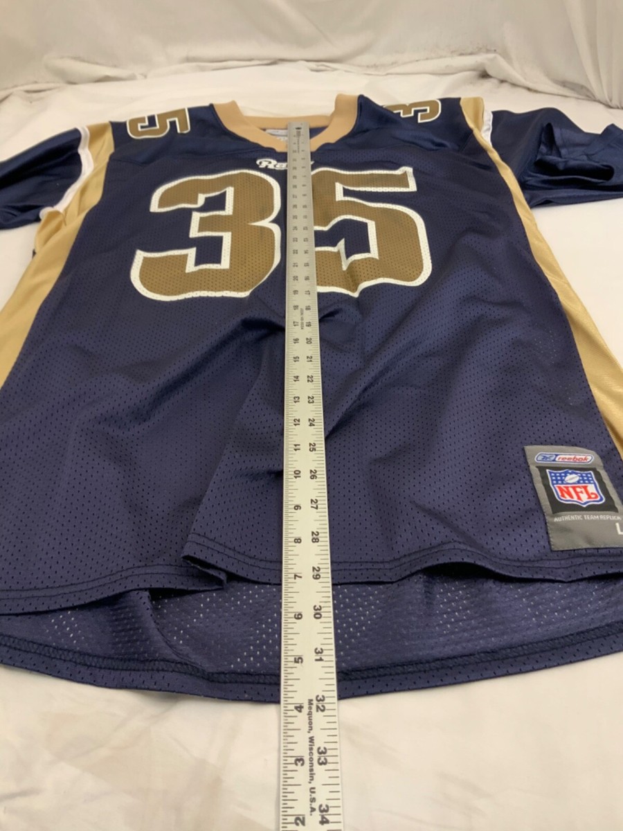 Los Angeles Rams Jersey L Blue Reebok Williams 35 YGI P2-249 | eBay
