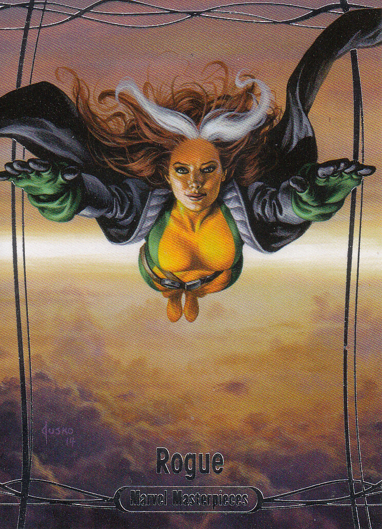 2016 Marvel Masterpieces BASE #43 ROGUE #412/1499 Tier 2 Combo Ship😍*