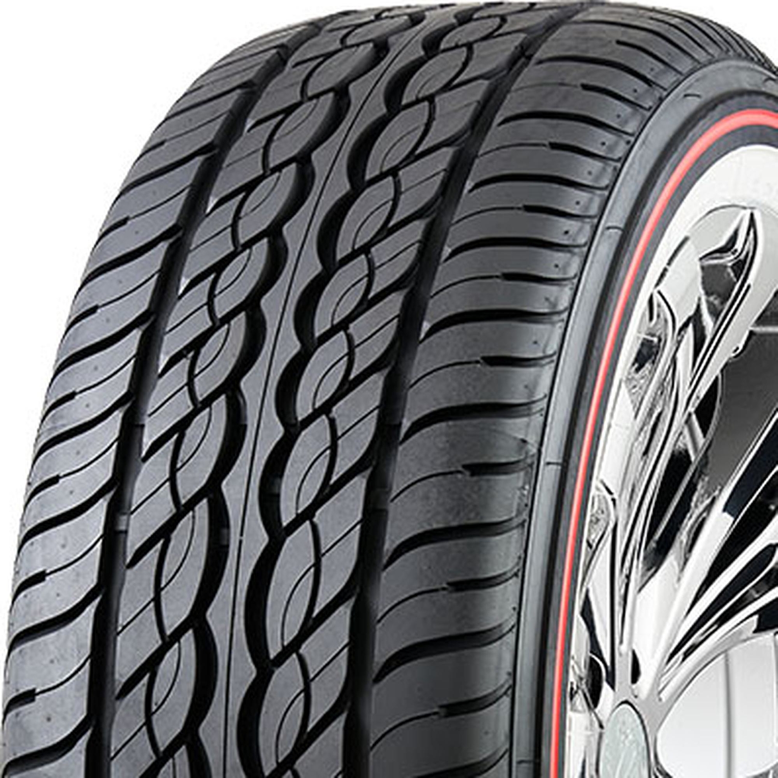 1 Vogue Red Stripe Custom Built Radial Xiii Sct - 235x55r17 Tires 235 ...