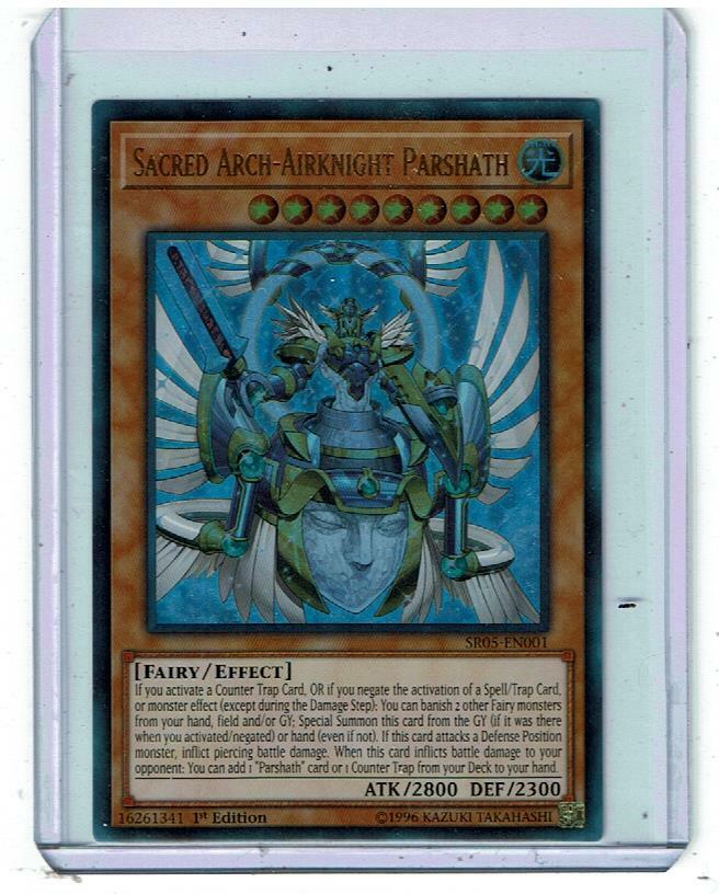 Sacred Arch-Airknight Parshath - SR05-EN001 - Yu-Gi-Oh | eBay
