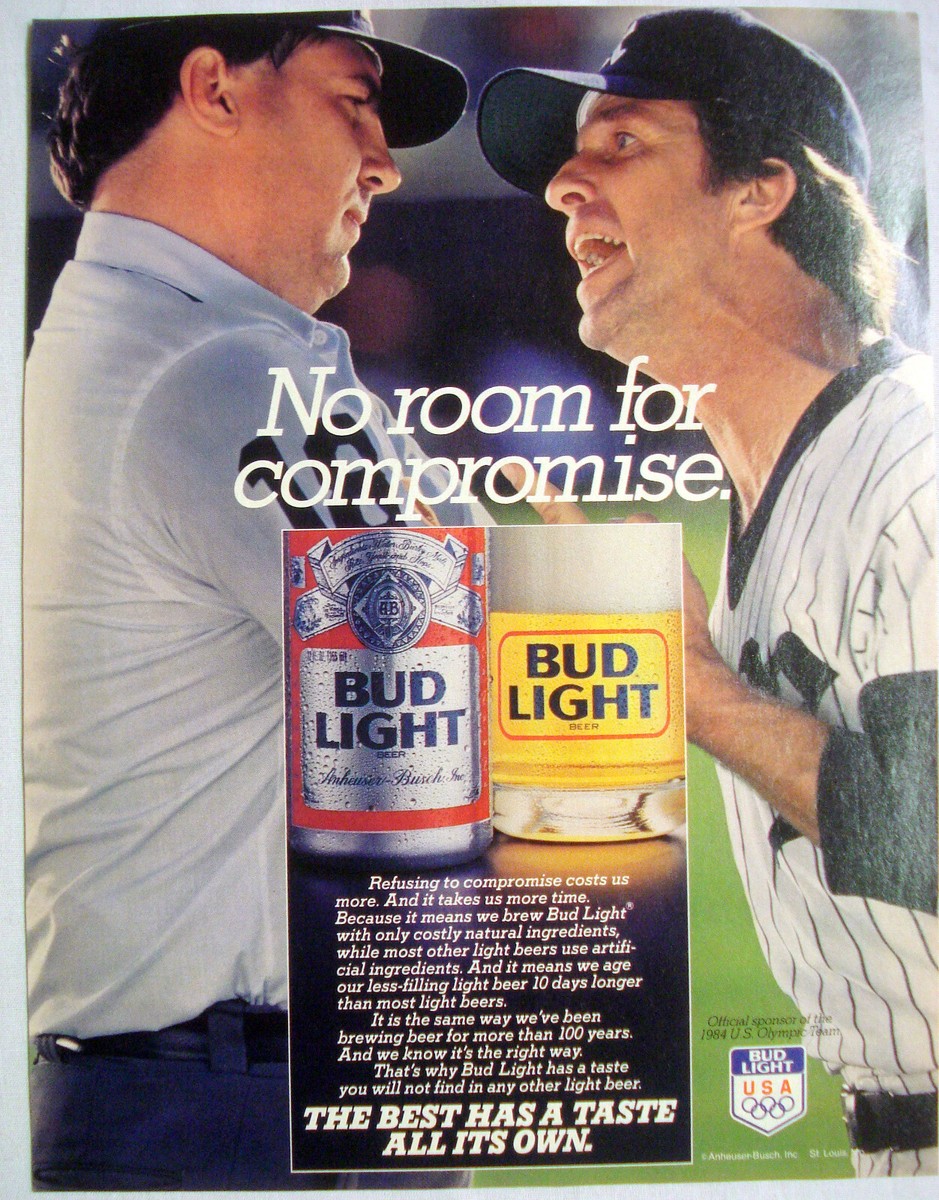 Bud Light USA オリンピック 1984 ネオンライト Bud Light USA オリンピック 1984 ネオンライト（BUDWEISER