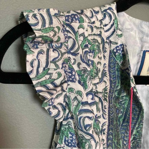 Alicia Bell Lola Kleid ärmellos Baumwolle Seide Boho Indien Größe Large - Bild 7 von 12