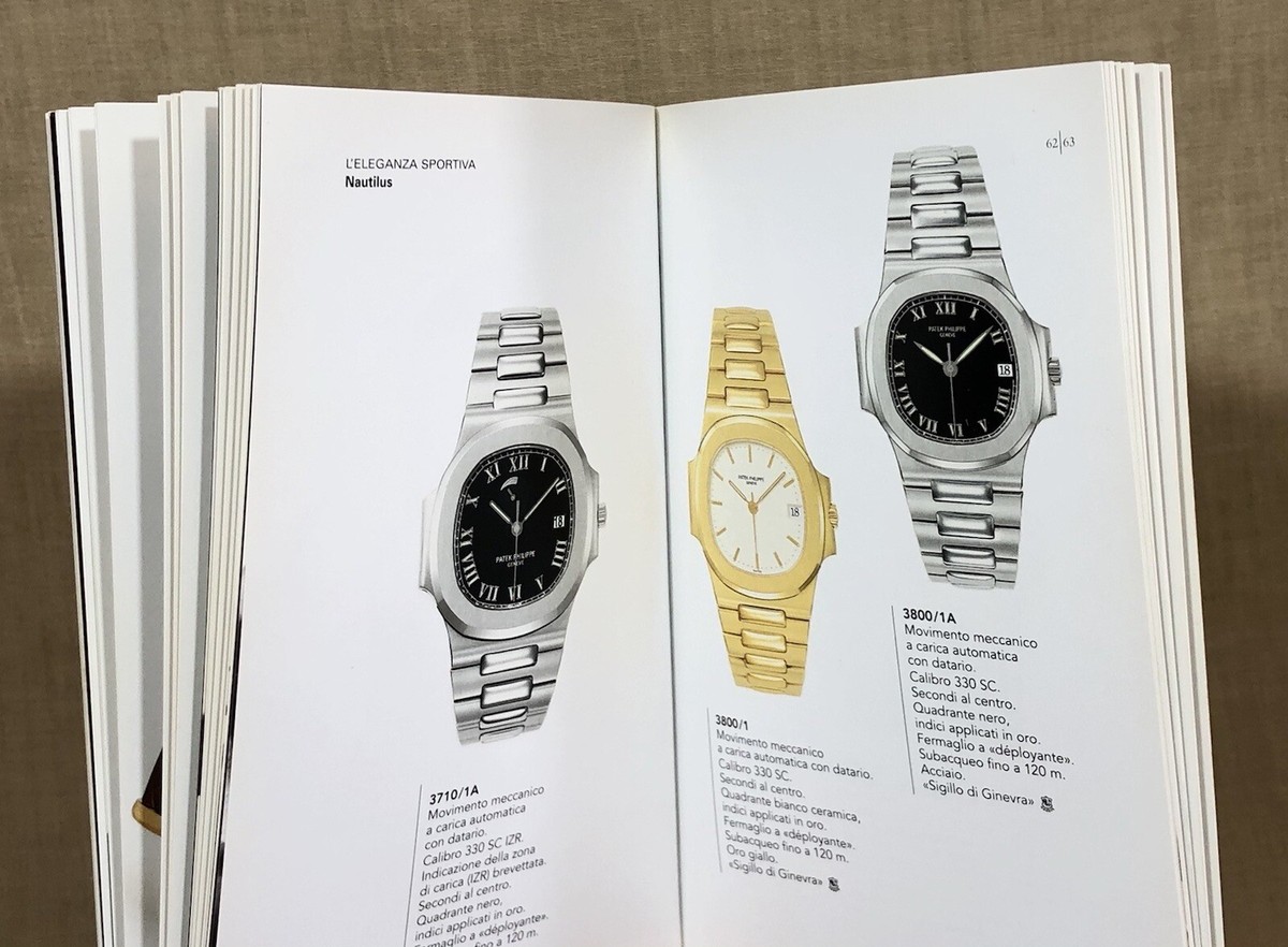 PATEK PHILIPPE Catalogue 2002 03 Italian Nautilus Aquanaut