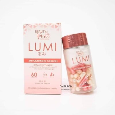 2 Bottles Beauty Vault LUMI 24H Glutathione Capsules | eBay