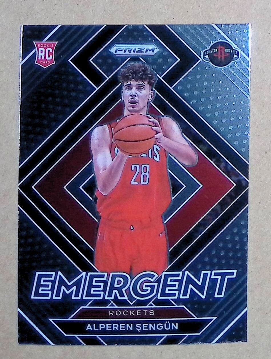 2021-22 Panini Prizm Alperen Sengun Emergent RC Rookie #28