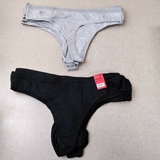 Women's Cotton Thongs 12 CT Size 6