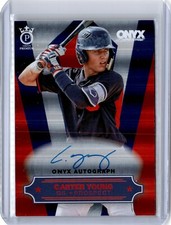 2022 Onyx Premium Silver Carter Young Auto 138/255 (B55) Orioles