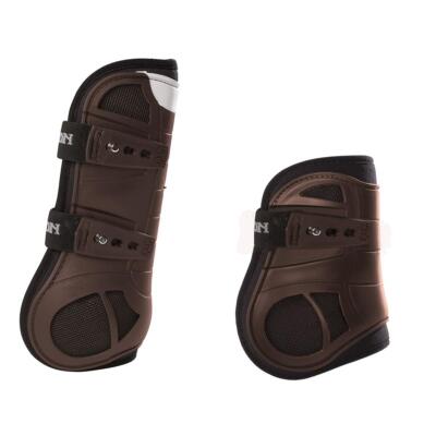 Eskadron Gamaschen FLEXISOFT AIR TON-IN-TON dark brown vorne, hinten oder Set