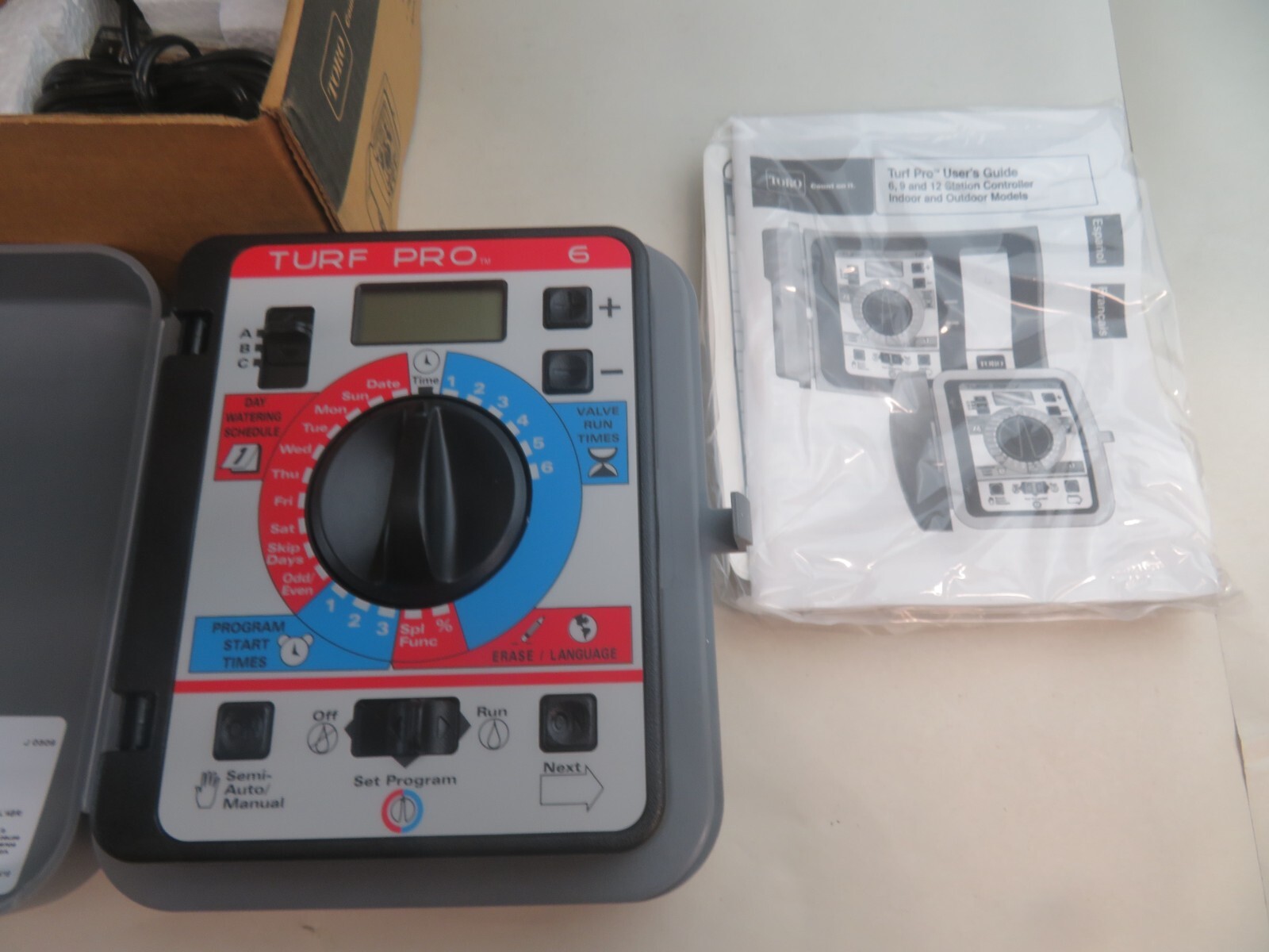 Tarbf Pro Controller TORO Turf Pro Series Controller TP-06-ID 6 Station | eBay