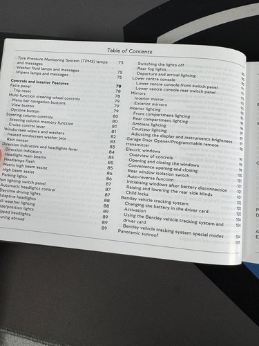 BENTLEY BENTAYGA OWNERS PACK / HANDBOOK / MANUAL 2020-2024 (2023)!! - Picture 6 of 13