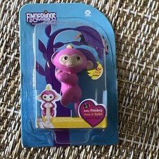 FINGERLINGS Mini BELLA Pink Monkey New in Package 1" Tall