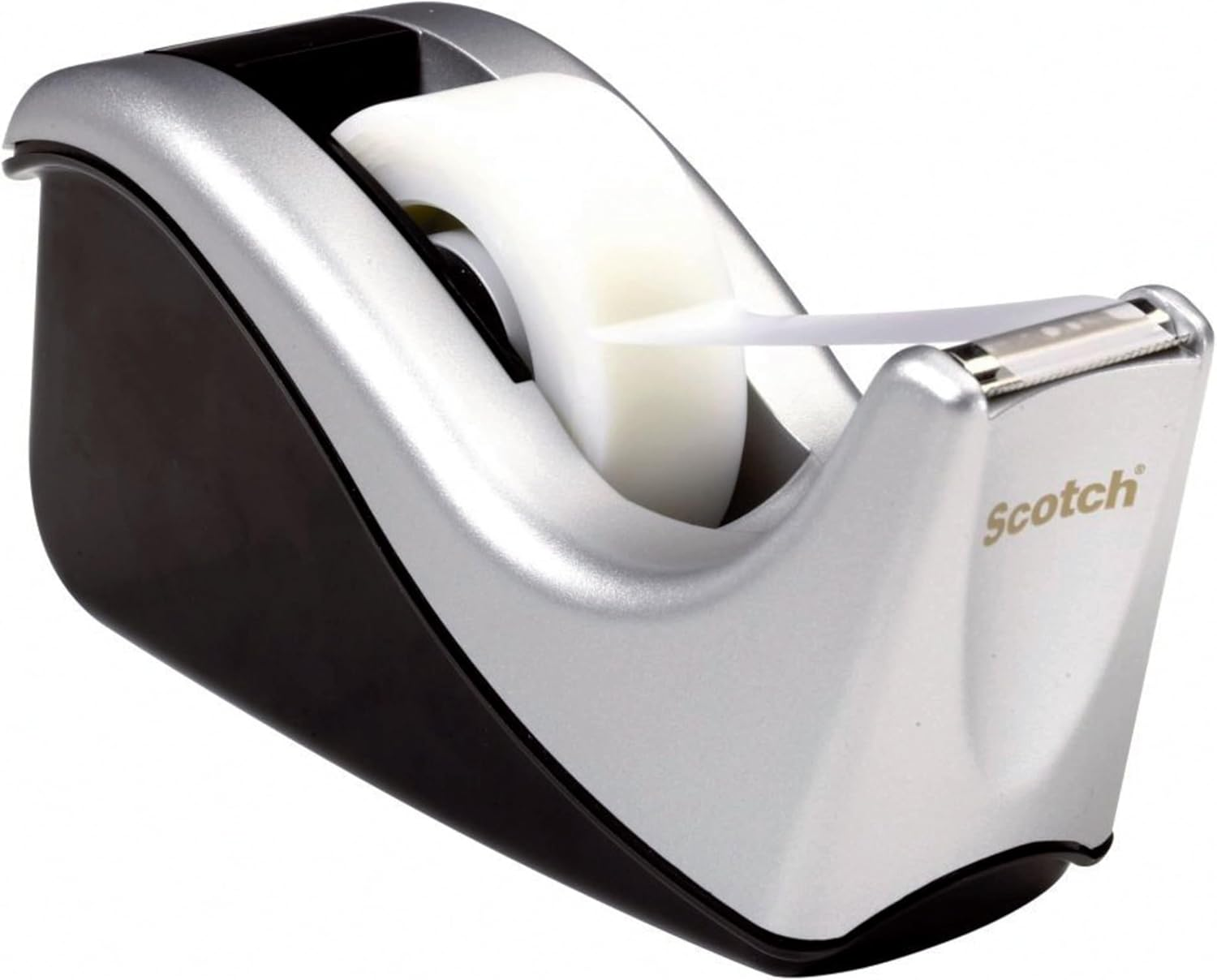 Desktop Tape Dispenser, Silvertech Two-Tone (C60-ST)-image