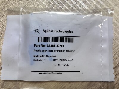 Agilent Needle Assembly short for Fraction Collector (G1364-87201) (Brandneu)