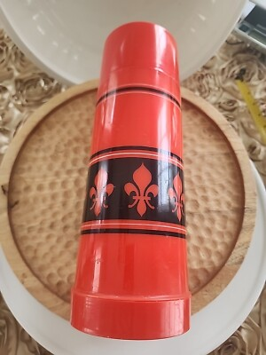 #ad Vintage Red amp; Black SEARS Aladdin Thermos $15.22