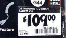Glacier Bay Paulina HD67780-1001 Pull-Down Sprayer Kitchen Faucet Chrome Parts
