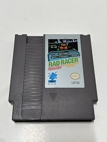 Rad Racer (NES, 1987) with Manual /Dust Sleeve Racing Game - Tested!