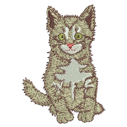 Stickdesign Set - Katzen (4) - 10 Designs - 9 Formate - USB Stick - Bild 3 von 12