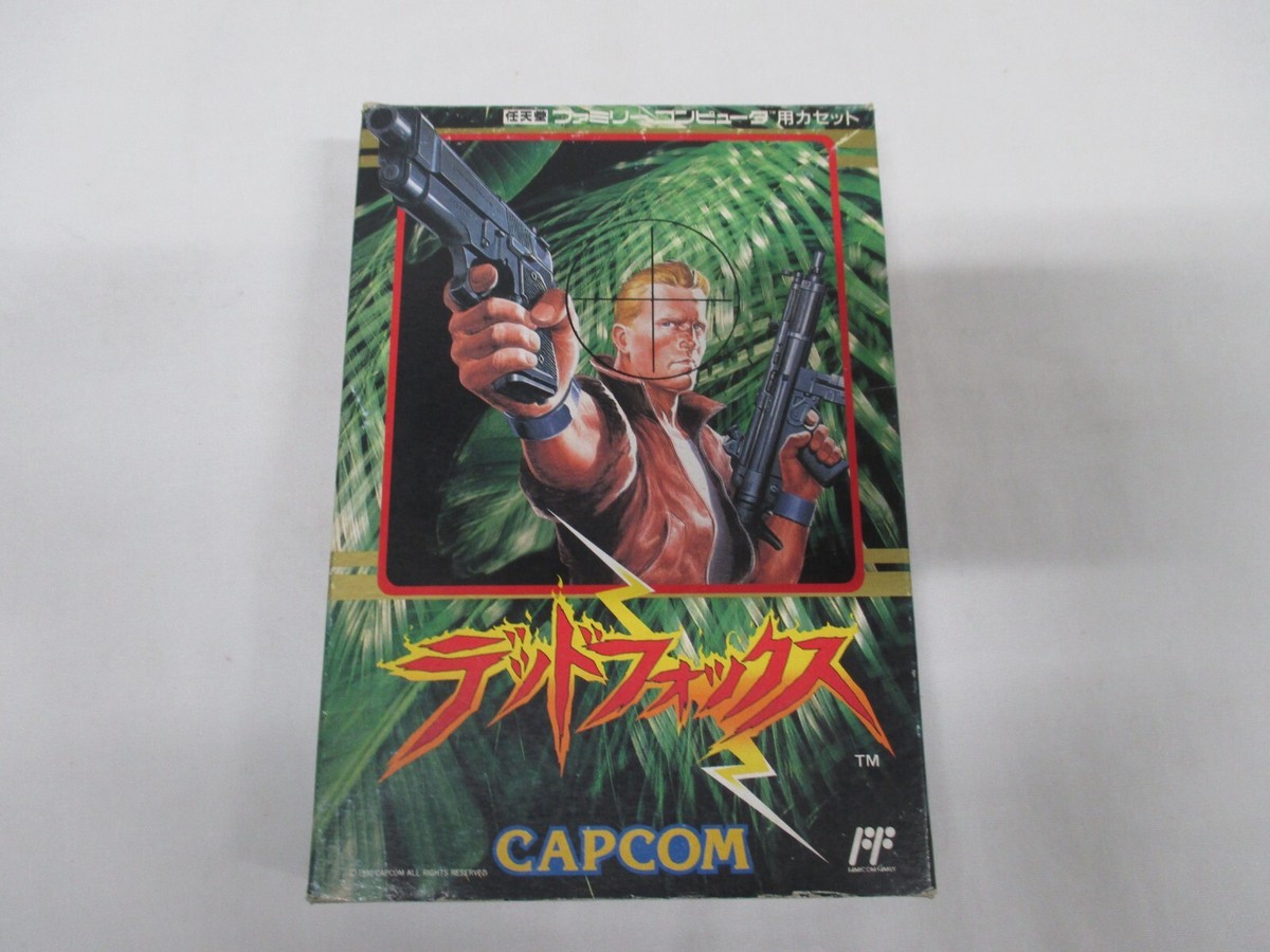 NES -- DEAD FOX -- Box. Action shooter. Famicom, JAPAN Game. 10699