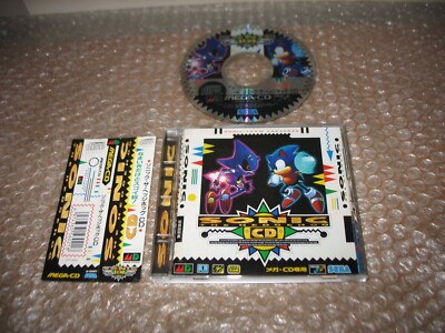 SONIC CD SEGA MEGA CD JAP IMPORT!
