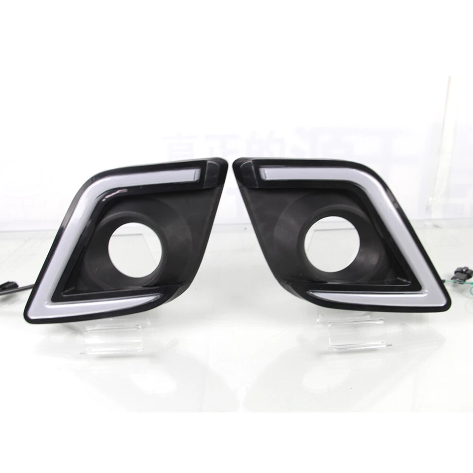 ДНЕВНОЙ СВЕТОДИОДНЫЙ ПРОТИВОТУМАННЫЙ ФОНАРЬ DRL С МИГАЛКОЙ ПОВОРОТА ДЛЯ TOYOTA HILUX 2015-2017 - Изображение 4 из 4