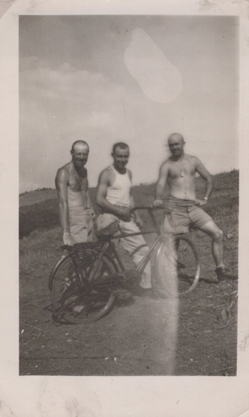 WW2 125th RIC 1944 Forkey Walt Hartman Jim Jap Bicycle Holla