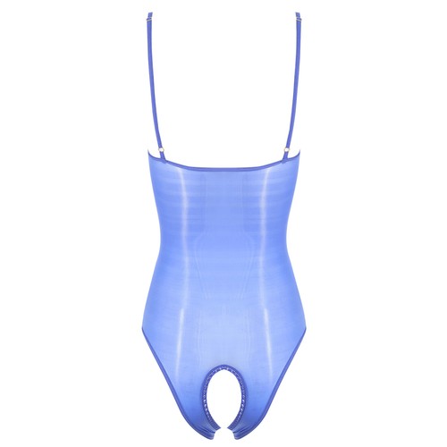 Damen String Body durchsichtige Bodysuit Ärmellose High Cut Trikot Badeanzug - Bild 130 von 159