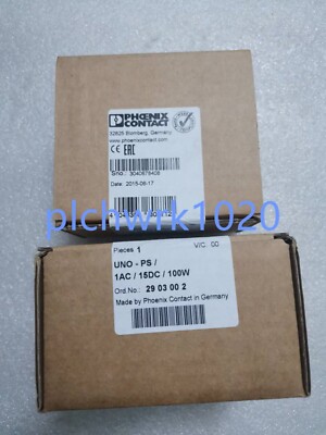 1 PCS NEW IN BOX Phoenix switching power supply UNO-PS/1AC/15DC/100W 2903002 #E3