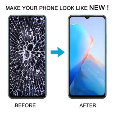 BRAYGOS Display LCD + Touch Screen Per Infinix Smart 7 Plus Nero