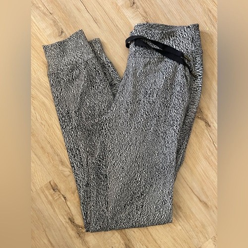 Lululemon Ready To Rulu Pants Joggers Jacquard White Black Women Sz 2 - Picture 8 of 10