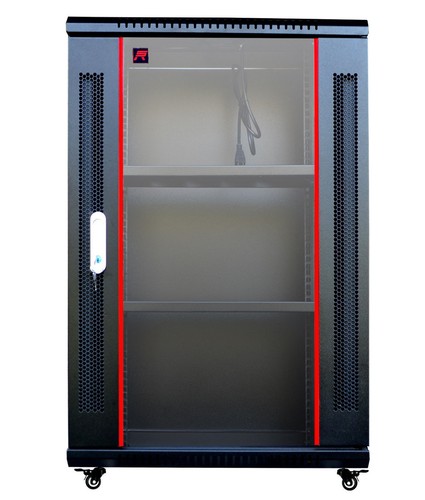 18U 18"deep HQ Wall Mount Network Server Cabinet, PDU shelf castors fan-FREE! - Picture 3 of 10