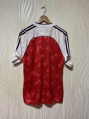 ARSENAL LONDON 1990 1992 HOME FOOTBALL SHIRT SOCCER JERSEY ADIDAS