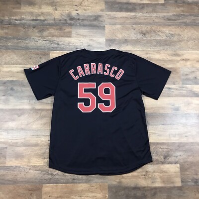 Cleveland Indians Carlos Carrasco Promo Jersey Adult Extra Large Button  Down XL