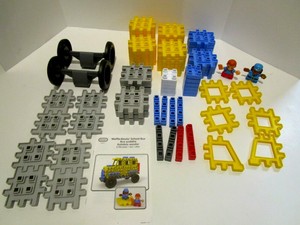 little tikes waffle blocks school bus