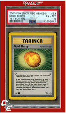 Neo Genesis 93 Gold Berry 1st Edition PSA 6