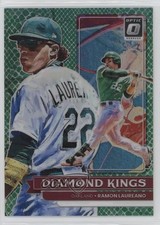 2022 Donruss Optic Diamond Kings Green Dragon Prizm 95/99 Ramon Laureano #13 h7i