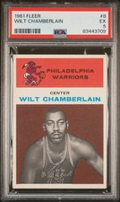 1961 Fleer Wilt Chamberlain #8 PSA 5