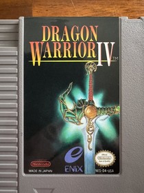 Dragon Warrior 1-2-3-4 Game Lot Nintendo NES Cleaned/Tested