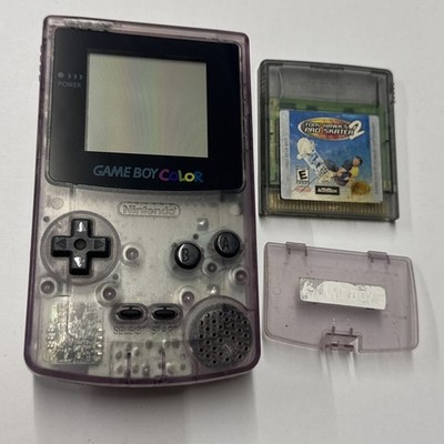 Gbc - Nintendo Game Boy Color Handheld Console - Atomic Purple Tested #0729