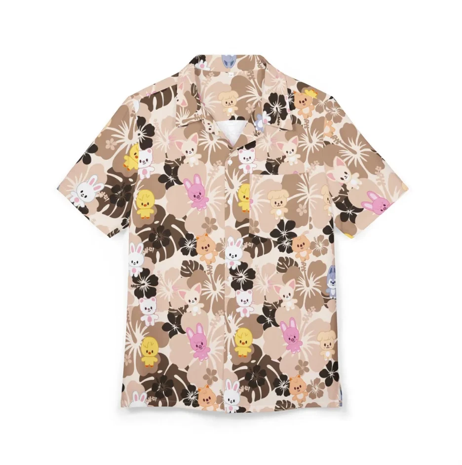 SKZOO Hawaiian Shirt, Unisex Button-Down Shirt For Stay