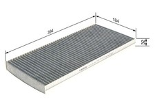 BOSCH Filter, Innenraumluft 1 987 432 410 für MERCEDES-BENZ