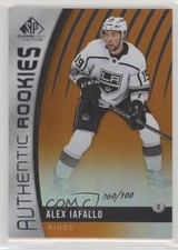 2017 SP Game Used Authentic Rookies Orange Rainbow 60/100 Alex Iafallo #102 0nn