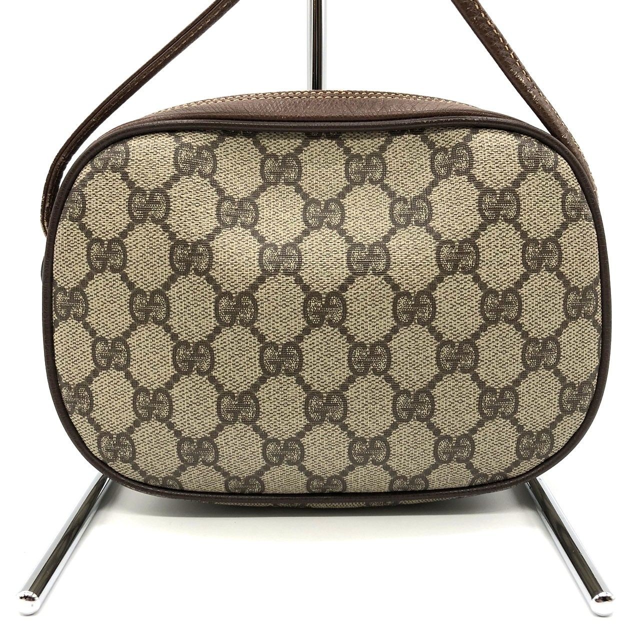 GUCCI Old Gucci 007 754 6112 Shoulder Bag GG Canvas Leather Brown Sherry Japan thumbnail 4