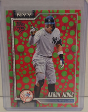 2026 Topps Series 1 Spring Holiday Pink Green Polka Dots Aaron Judge Yankees #1